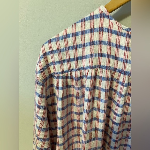 Anthropologie Saturday Sunday Pasture Dress Tunic Plaid Button Up Small - Picture 11 of 11